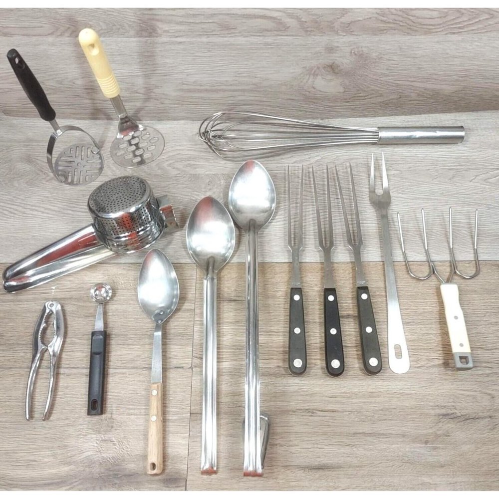 Mixed Lot of Kitchen Drawer Tools 14 Pieces Vintage Everyday Kitchen Gadgets